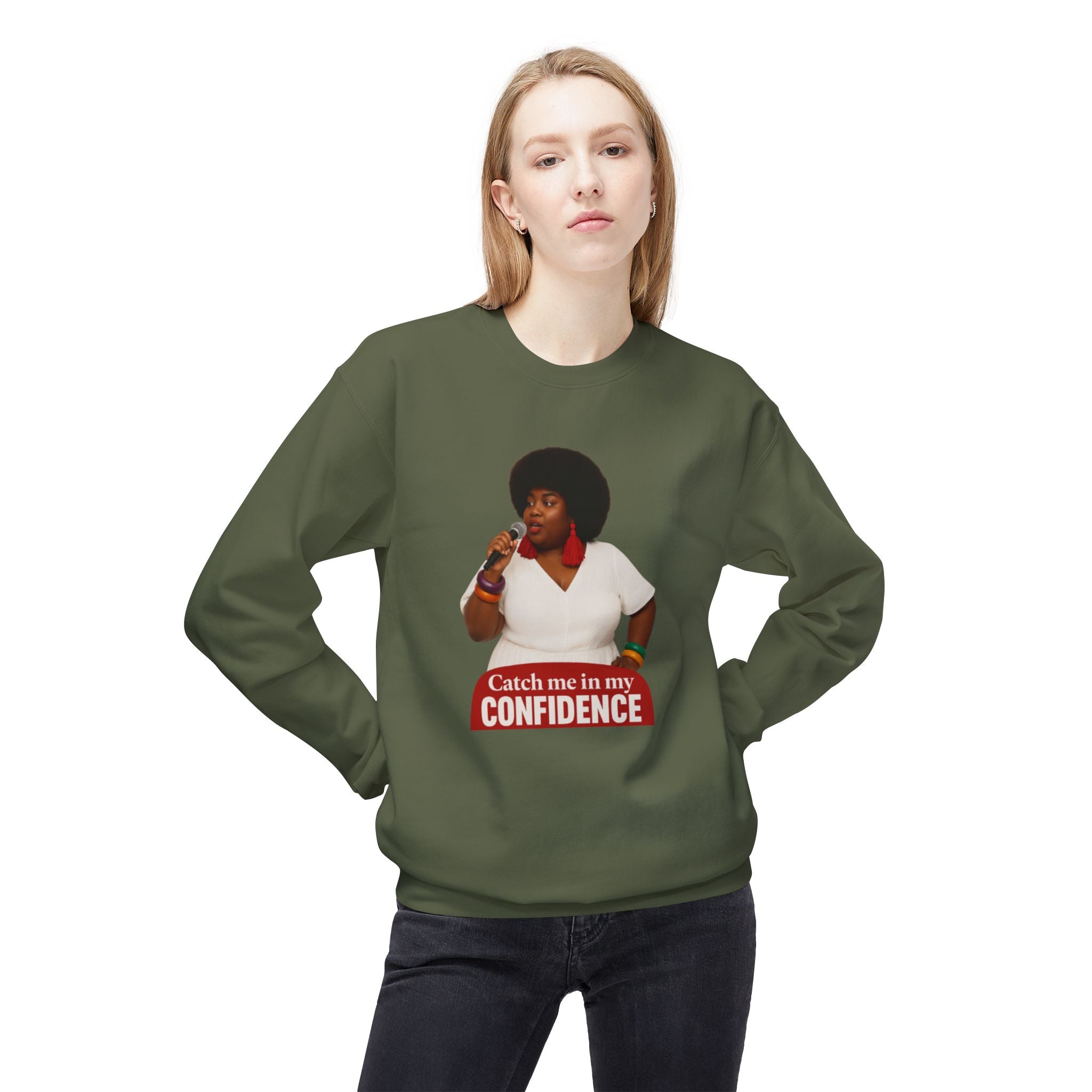 Born for This Stage Sweatshirt - Unisex Midweight Fleece Crewneck